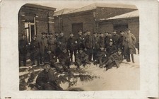 Foto cartolina soldati