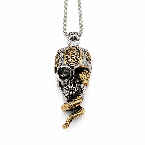 Collana teschio serpente