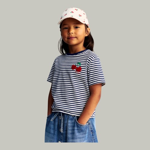Shirt bambina blu navy - h&m,