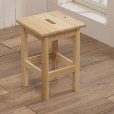 SGABELLO  BASSO / ALTO IN LEGNO ALBERIAMO CM.30X30XH70 /44 IN ABETE