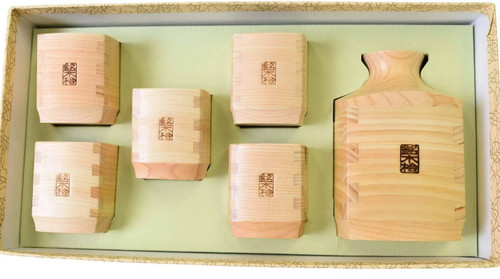 Guinomi tokhuri hinoki set - tokhuri,