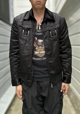 Giacca bomber Jean Paul Gaultier Jeans Y2K anni 90 passerella nylon taglia 54 archivio