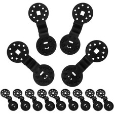25 Pezzi Clip Rete Parasole in Plastica Nera per Tenda Vela e Panno Clip