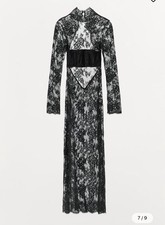 Abito lungo Zara in pizzo con