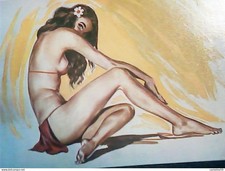 9 CARDS PIN UP ILLUSTRATE GIRL RAGAZZE COSTUME SEXY N1970 KN10552