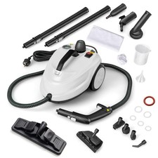Pulitore a Vapore Macchina Pulizia 2000W con 13 Accessori Serbatoio 1,8L Scopa a Vapore
