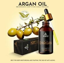 Olio di Argan puro  BIOLOGICO Vegano - Spremuto a Freddo - Cosmetico naturale