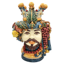 Caltagirone ceramic blackhead