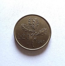 Moneta lire venti - lire, ramo