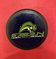 Disco da hockey mostro verde