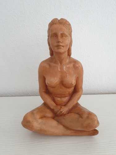 Antico busto donna - , ceramica