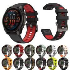 Per Garmin Fenix 8 51mm 7X 6X Pro 5X 3 3HR Quick Fit Cinturino Orologio Cinturino Silicone 