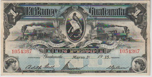 Banconota guatemala peso - 1,