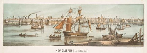Poster new orleans la mappa - -,