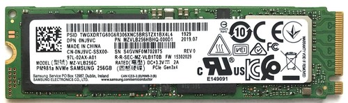 Samsung 256gb pm981a 2280 - 256gb,