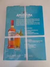 rum angostura in confezione regalo con bicchiere.  Nuovo ancora sigillato
