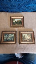 3 Quadretti Miniature Paesaggi