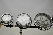 Remo Rototom Drum - 6", 8", 10" dimensioni gessato/testine trasparenti con supporto