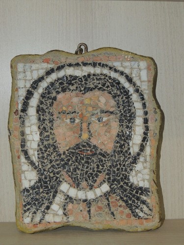 Vecchio mosaico pietra - vecchio,