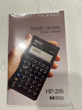 HP-20S MANUALE CALCOLATRICE