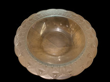 Rene' Lalique piatto cristallo anni 40 Francia XX secolo