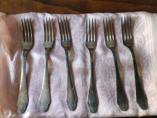 Set posate forchette frutta - set,
