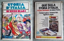 Album figurine Storia d'Italia di Enzo Biagi NON COMPLETO Mondadori 1978