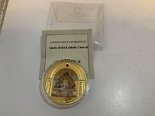 GIOVANNI PAOLO II ORO 24K STRATIFICATO AMERICAN MINT/ROMAMA CATHOLICA/CRISTALLO SWAROVSKI