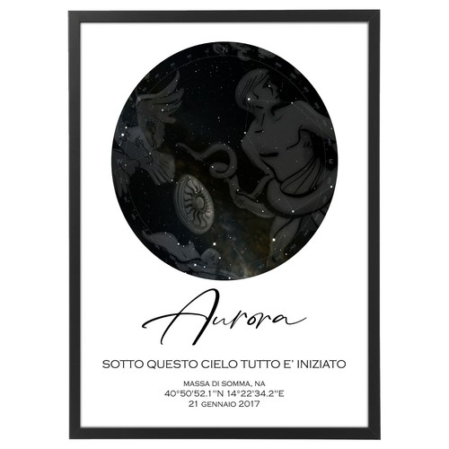 Mappa stellare personalizzata - mappa,