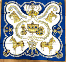 Sciarpa seta HERMES Paperoles