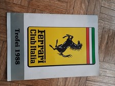 Ferrari club Italia 1988. Brochure TROFEI 1988. TESTAROSSA, DINO 156 