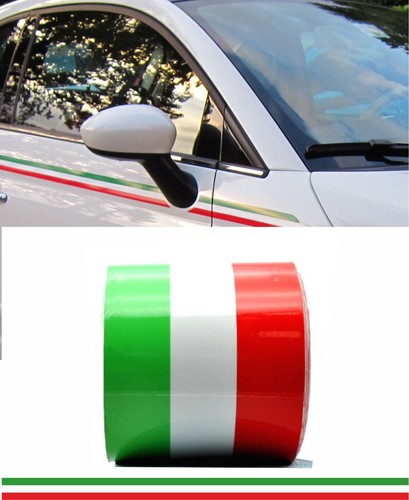 Adesivo striscia tricolore - adesivo,