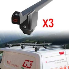 3 barre portatutto portapacchi acciaio G3 Citroen Jumpy 2007-2016
