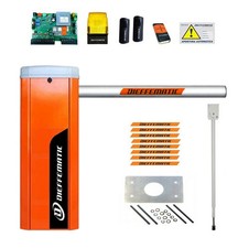 KIT SET BARRIERA 4 METRI AUTOMATICA BARRA SBARRA STRADALE CHIUSURA INGRESSI 230V