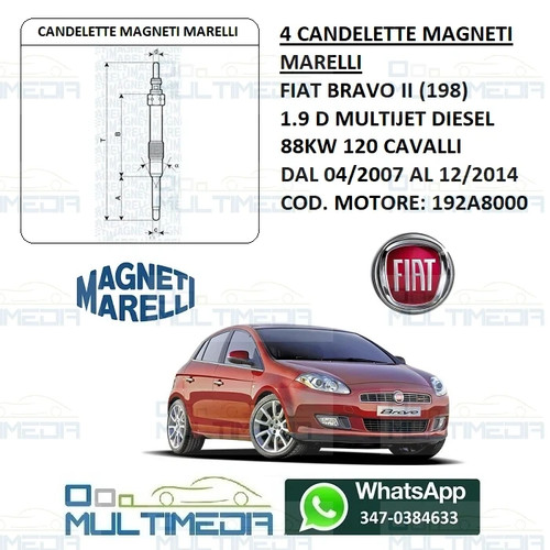 Candelette magneti marelli - candelette,