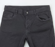 Jeans uomo Prada Milano taglia W34 L32 slim dritto bottoni mosca tinto in capo