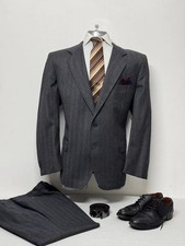 Mens Virgin Wool Dress Grey