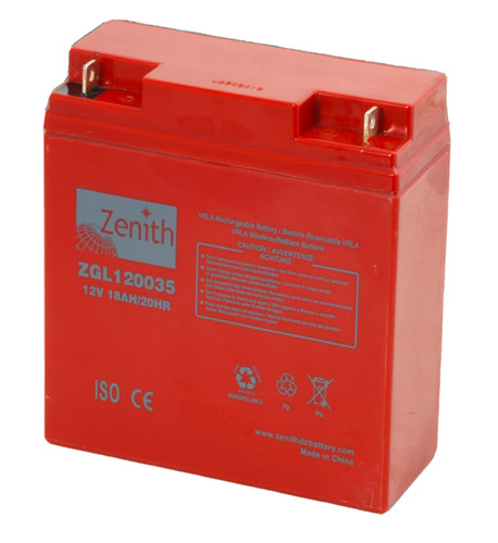 Batteria 18a 12v - 18a, zenith