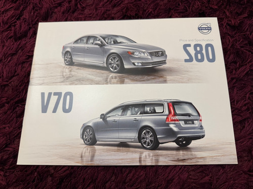 Volvo s80 v70 listino - s80, e