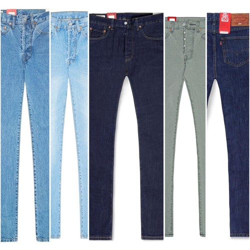 Jeans denim levis 501 uomo - denim,