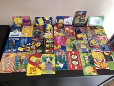 Carte card Simpson merendine Kinder Ferrero vintage