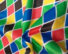 Satin Harlequin Fabric