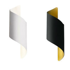 Applique da parete led G9 doppia luce lampada a muro nero bianco design moderno