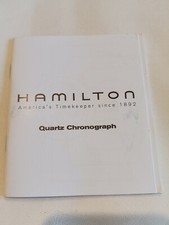 HAMILTON Libretto istruzioni