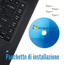 WINDOWS VISTA AIO 64 BIT HOME BUSINESS ENTERPRISE ULTIMATE DVD CD ITALIANO PACCH