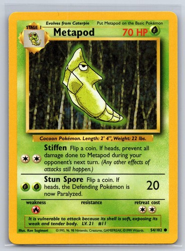 Metapod 102 set base - 54/102,