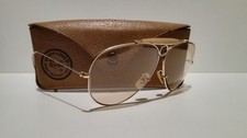 VINTAGE B&L RAY BAN SHOOTER USA GOLD 10K GF 62 mm. PHOTOBROWN