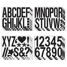 12 Fogli Lettere Adesive e