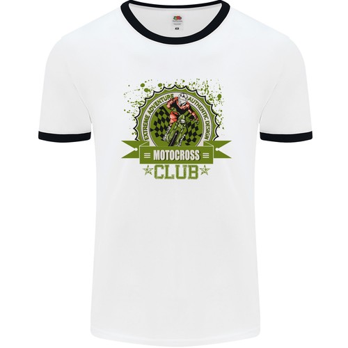 Maglietta ringer motox uomo - maglietta,