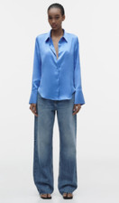 Camicia blu ZARA taglia L